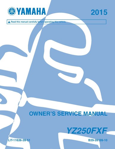 Yamaha owners service manual